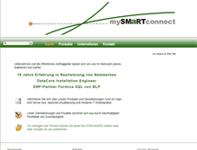 Tablet Screenshot of mysmartconnect.de